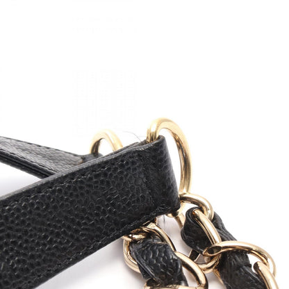 Chanel Tote Bag Matelasse Pst Black Caviar Skin (grained Calf) Pst Chain Tote