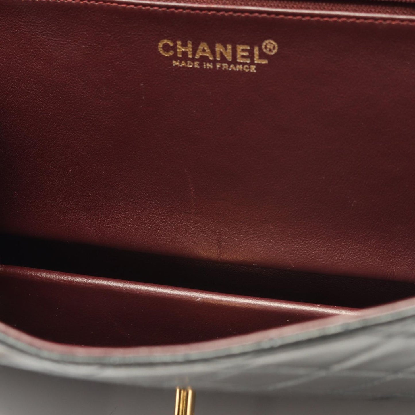 Chanel Shoulder Bag Matelasse Single Flap Black Lambskin Matelasse Single Flap