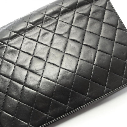 Chanel Shoulder Bag Matelasse Single Flap Black Lambskin Matelasse Single Flap