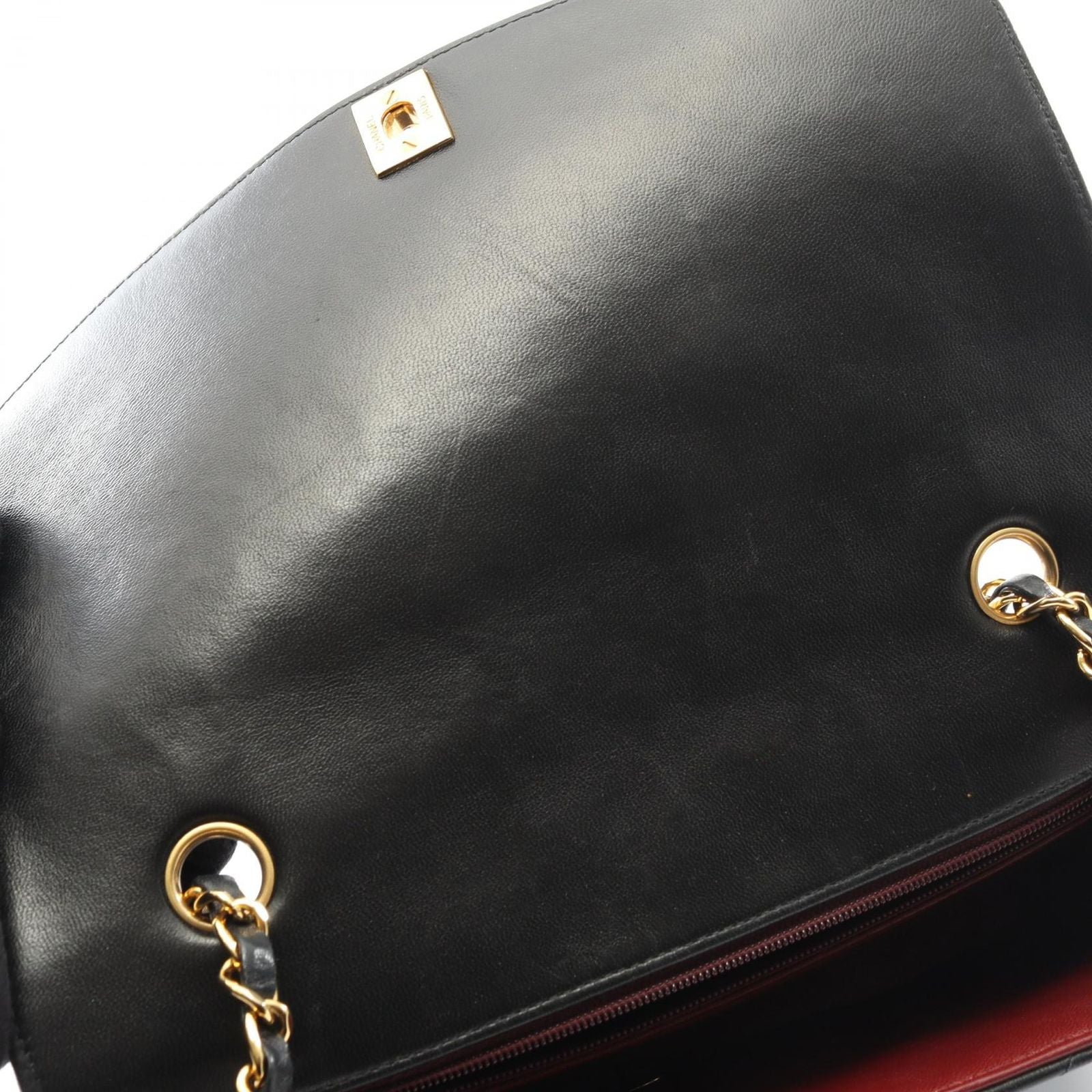 Chanel Shoulder Bag Matelasse Diana Flap Black Lambskin Matelasse Diana Chain