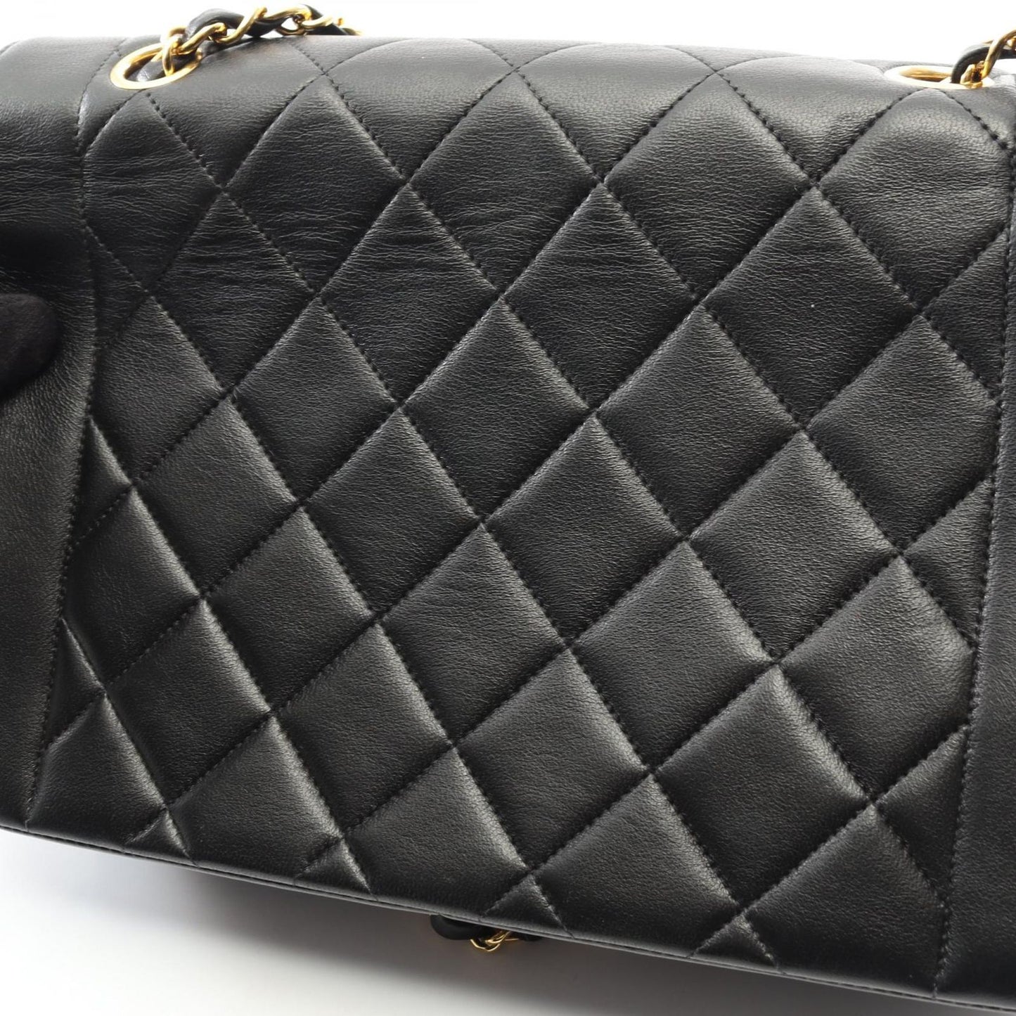 Chanel Shoulder Bag Matelasse Diana Flap Black Lambskin Matelasse Diana Chain