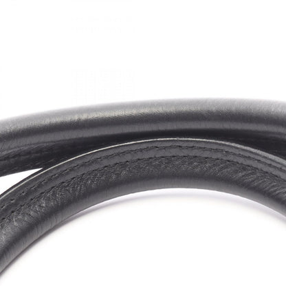 Chanel Tote Bag Paris New York Line A33100 Black Nylon Leather Paris New York