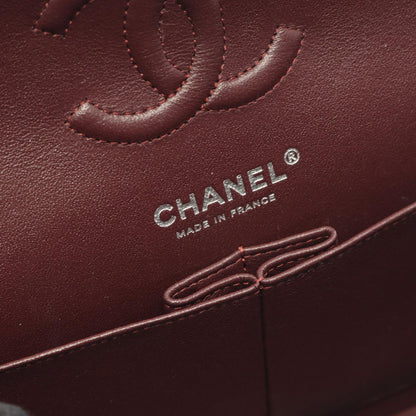 Chanel Shoulder Bag Matelasse W Flap Black Caviar Skin (grained Calf) Matelasse