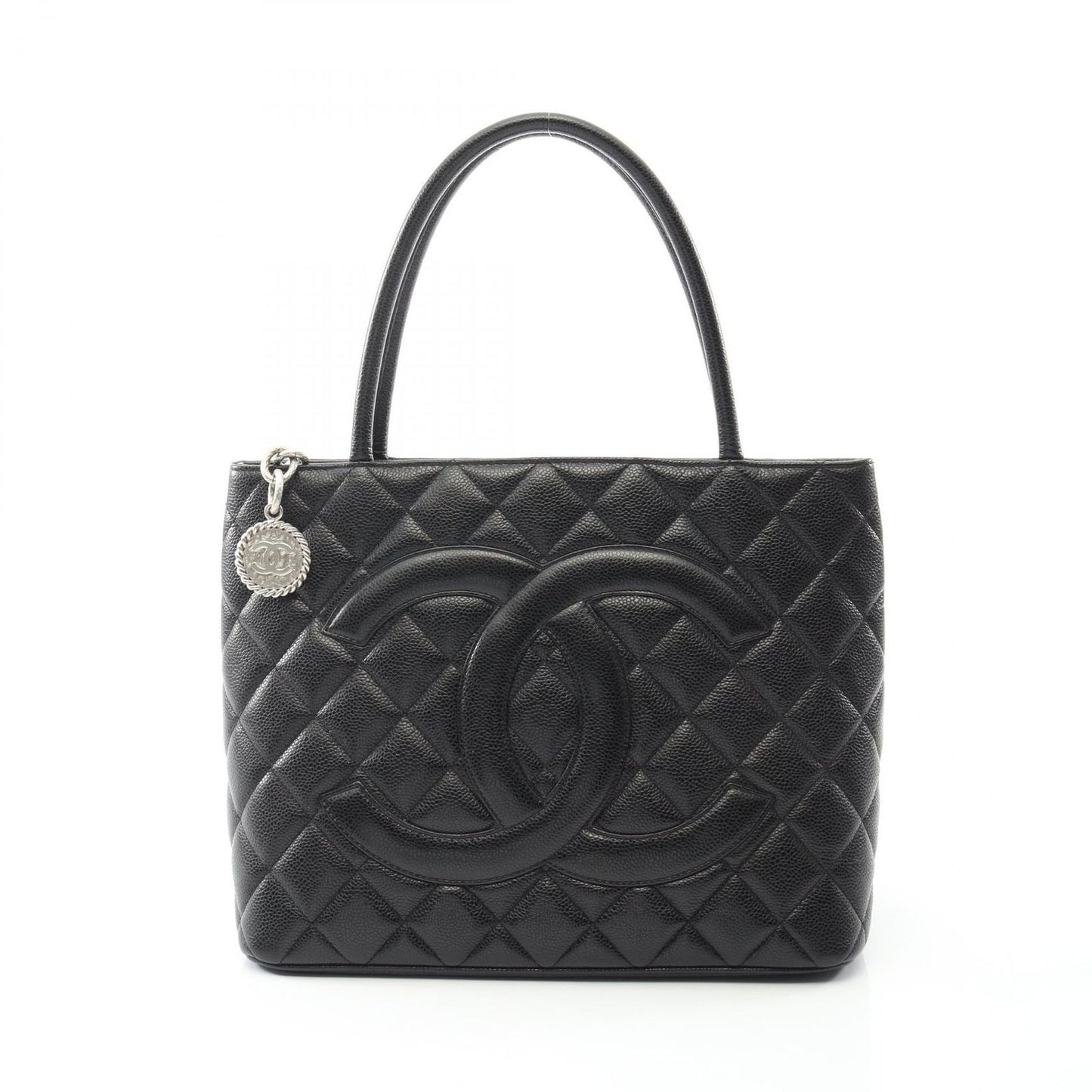 Chanel Tote Bag Reproduction Tote Black Caviar Skin (grained Calf)