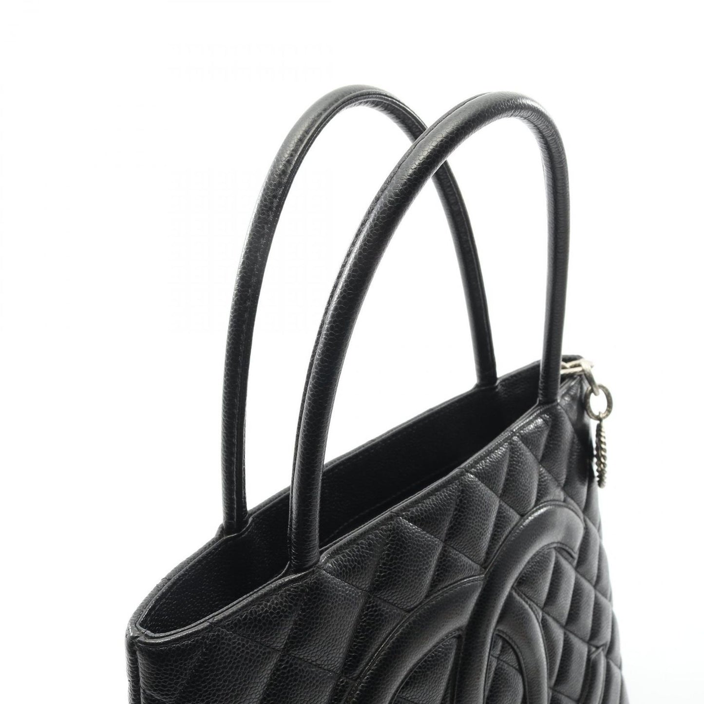 Chanel Tote Bag Reproduction Tote Black Caviar Skin (grained Calf)