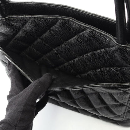 Chanel Tote Bag Reproduction Tote Black Caviar Skin (grained Calf)