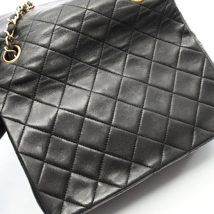 Chanel Shoulder Bag Mini Matelasse 20 Black Lambskin Mini Matelasse Chain