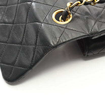 Chanel Shoulder Bag Mini Matelasse 20 Black Lambskin Mini Matelasse Chain