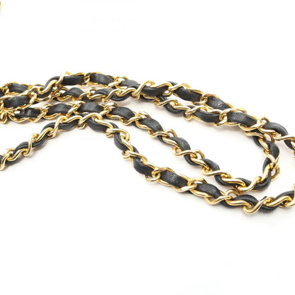 Chanel Shoulder Bag Mini Matelasse 20 Black Lambskin Mini Matelasse Chain