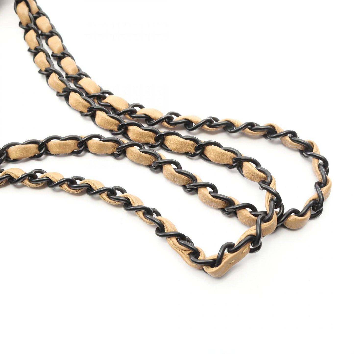 Chanel Shoulder Bag Wild Stitch Beige Leather Wild Stitch Chain Shoulder Ladies