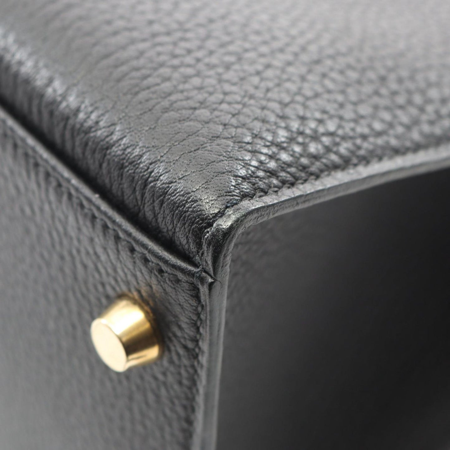 Hermes Handbag Kelly 32 Black Leather Kelly 32 Black Ladies a