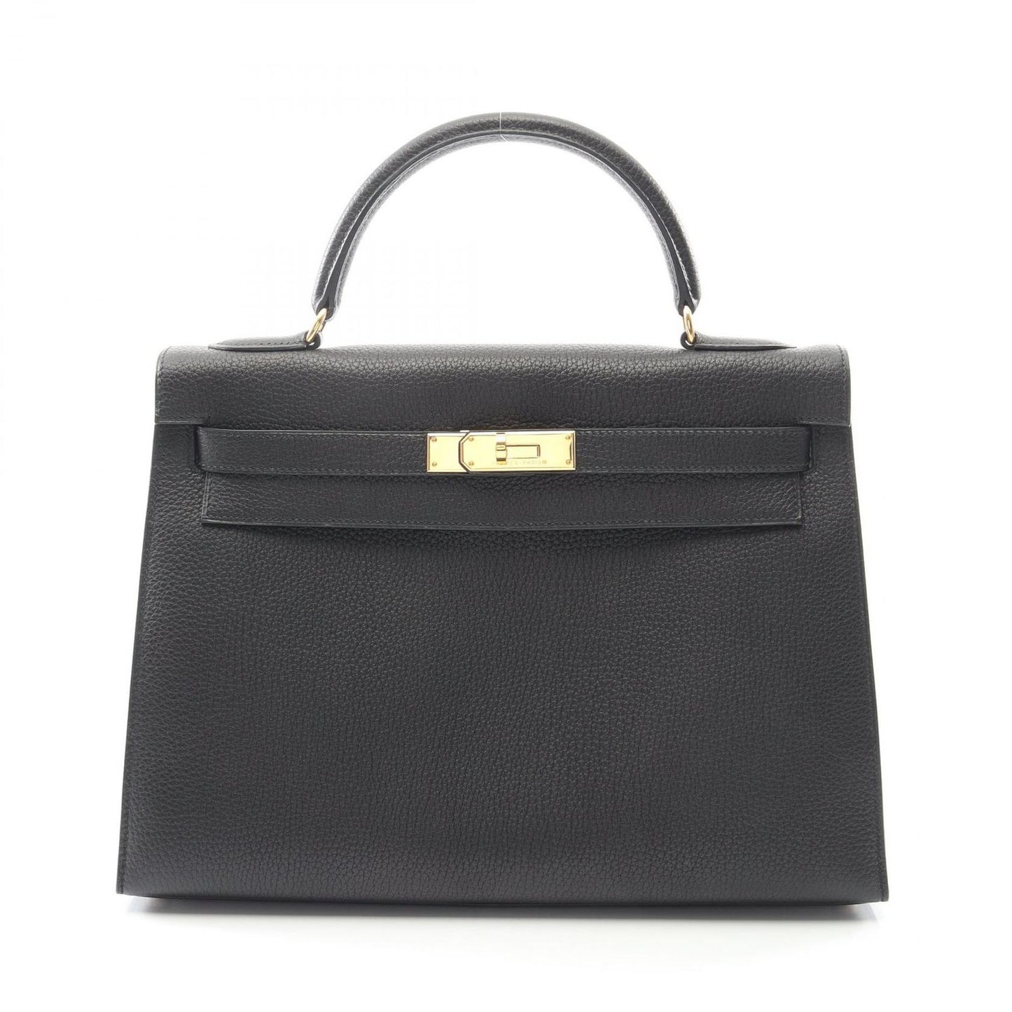 Hermes Handbag Kelly 32 Black Leather Kelly 32 Black Ladies a
