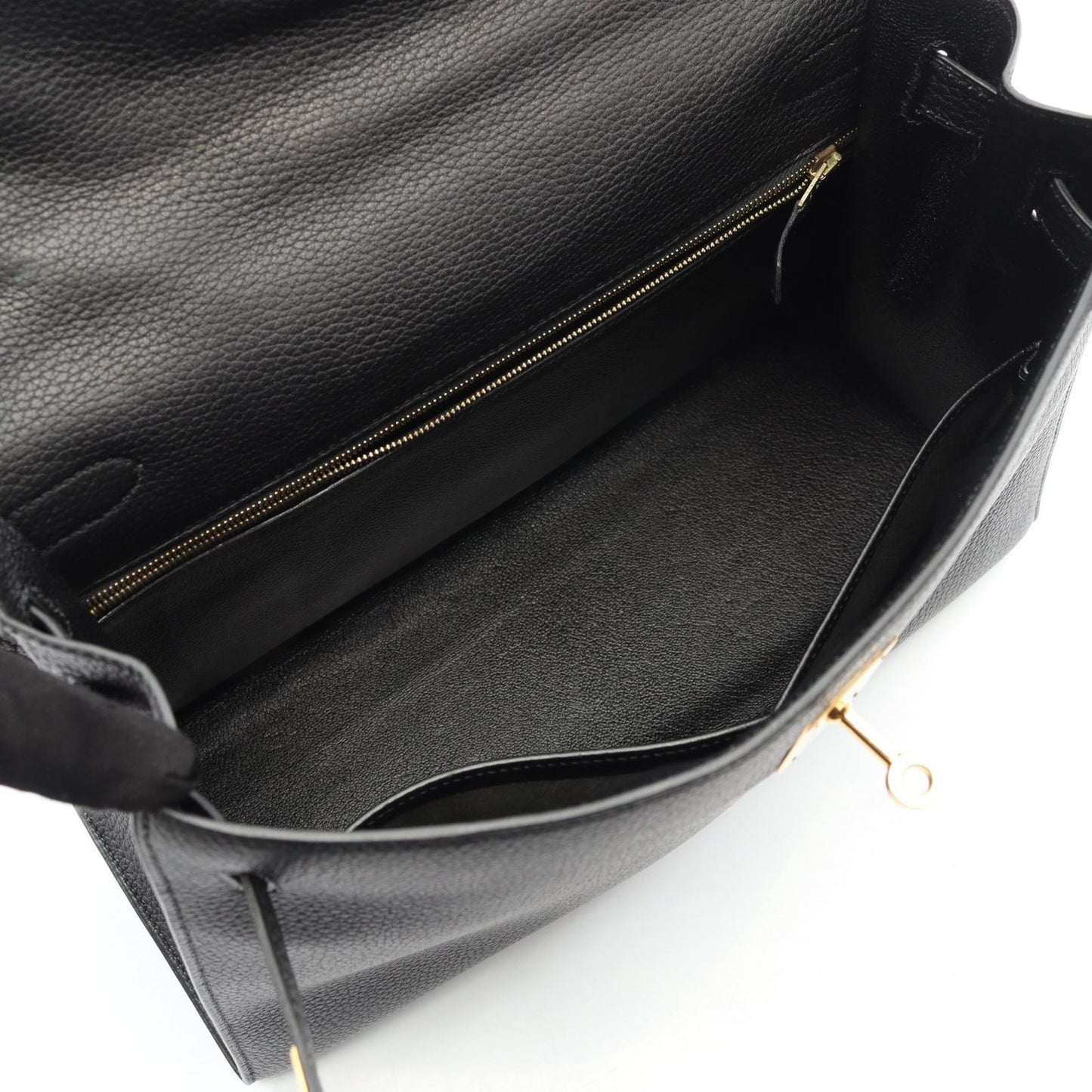 Hermes Handbag Kelly 32 Black Leather Kelly 32 Black Ladies a