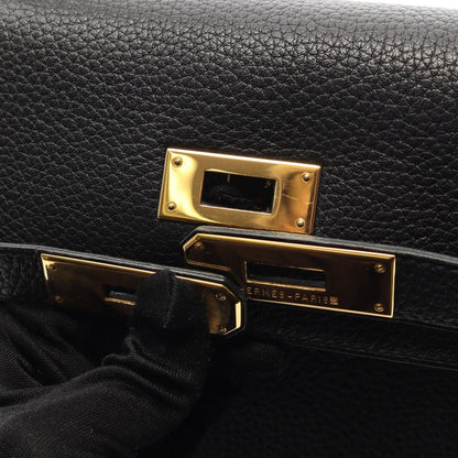 Hermes Handbag Kelly 32 Black Leather Kelly 32 Black Ladies a