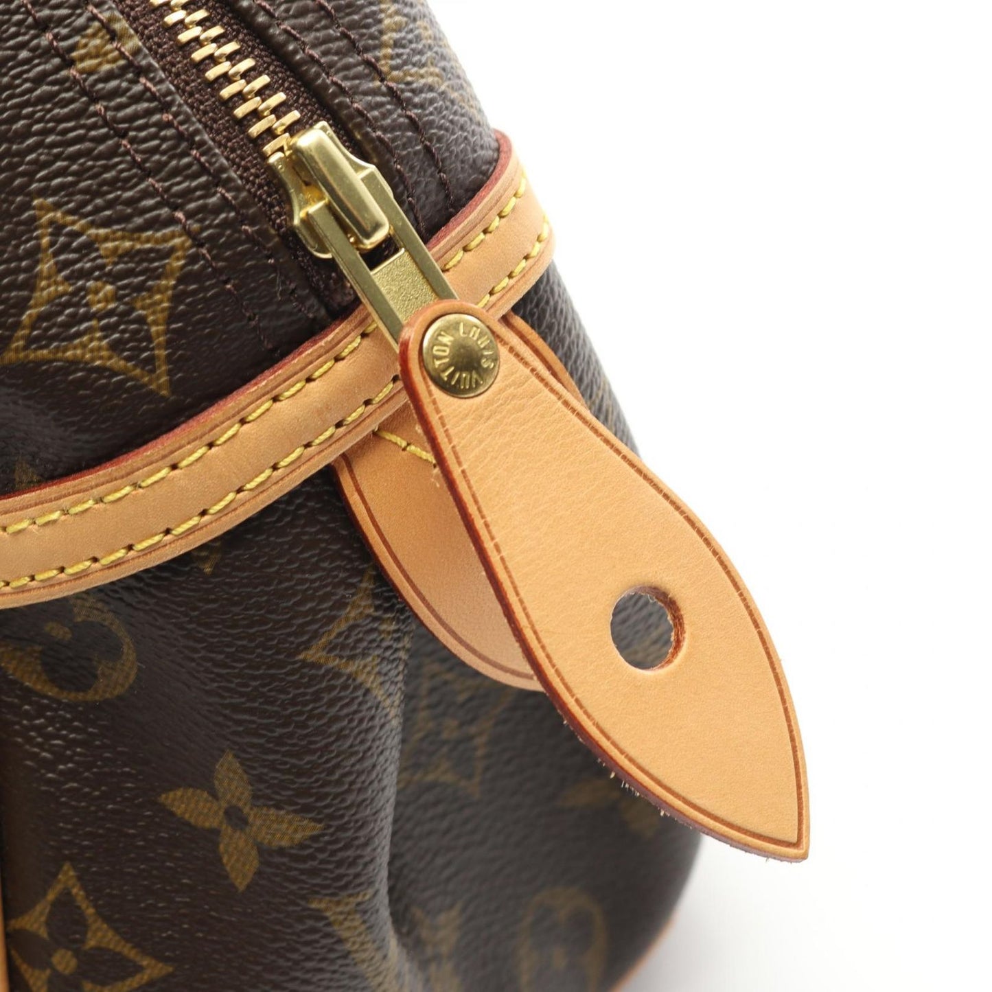 Louis Vuitton Shoulder Bag Montorgueil PM M95565 PVC Coated Canvas Leather