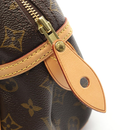 Louis Vuitton Shoulder Bag Montorgueil PM M95565 PVC Coated Canvas Leather