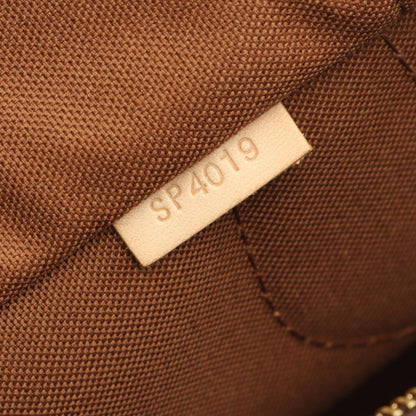 Louis Vuitton Shoulder Bag Montorgueil PM M95565 PVC Coated Canvas Leather