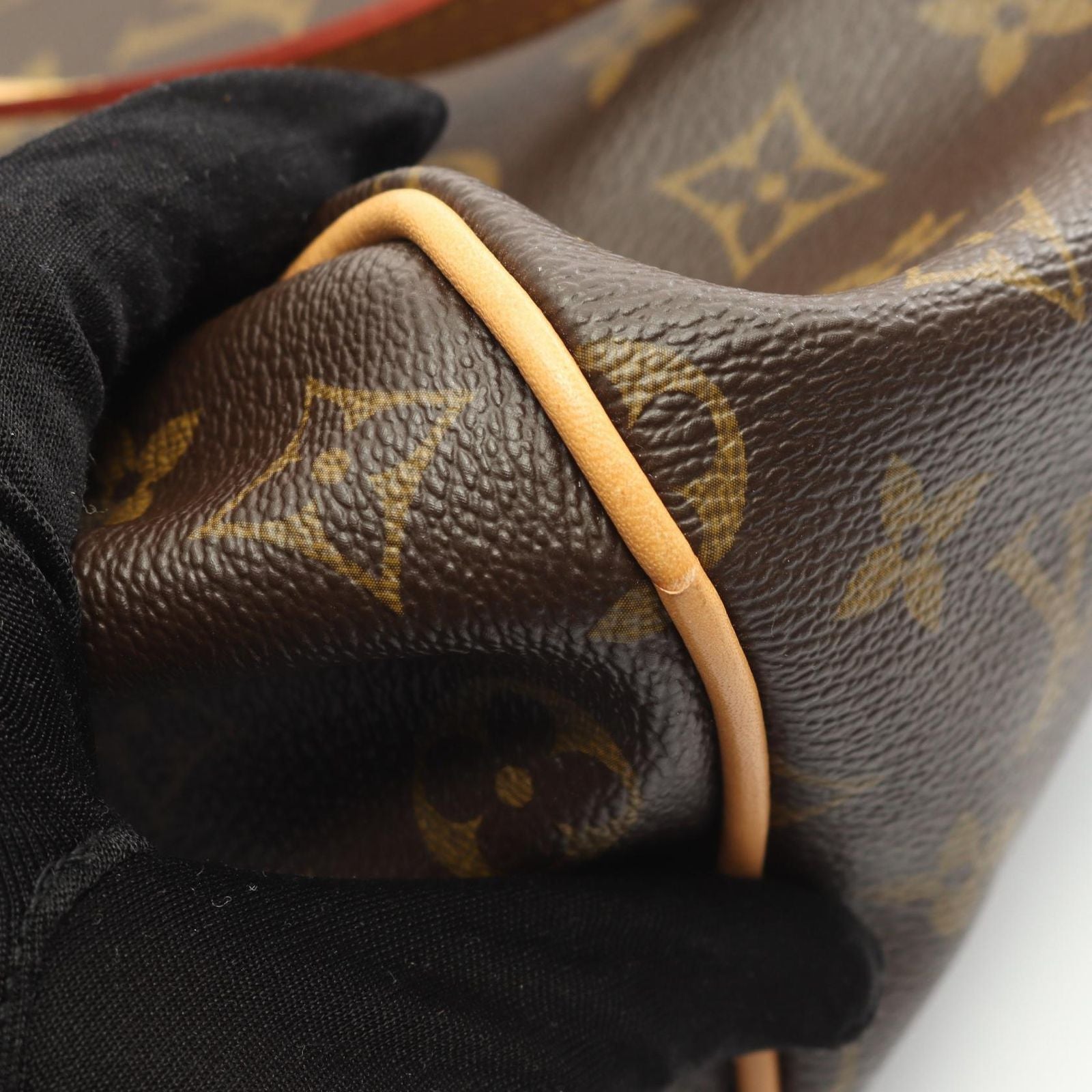 Louis Vuitton Shoulder Bag Montorgueil PM M95565 PVC Coated Canvas Leather