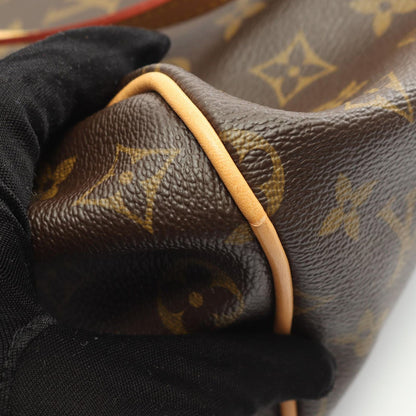 Louis Vuitton Shoulder Bag Montorgueil PM M95565 PVC Coated Canvas Leather