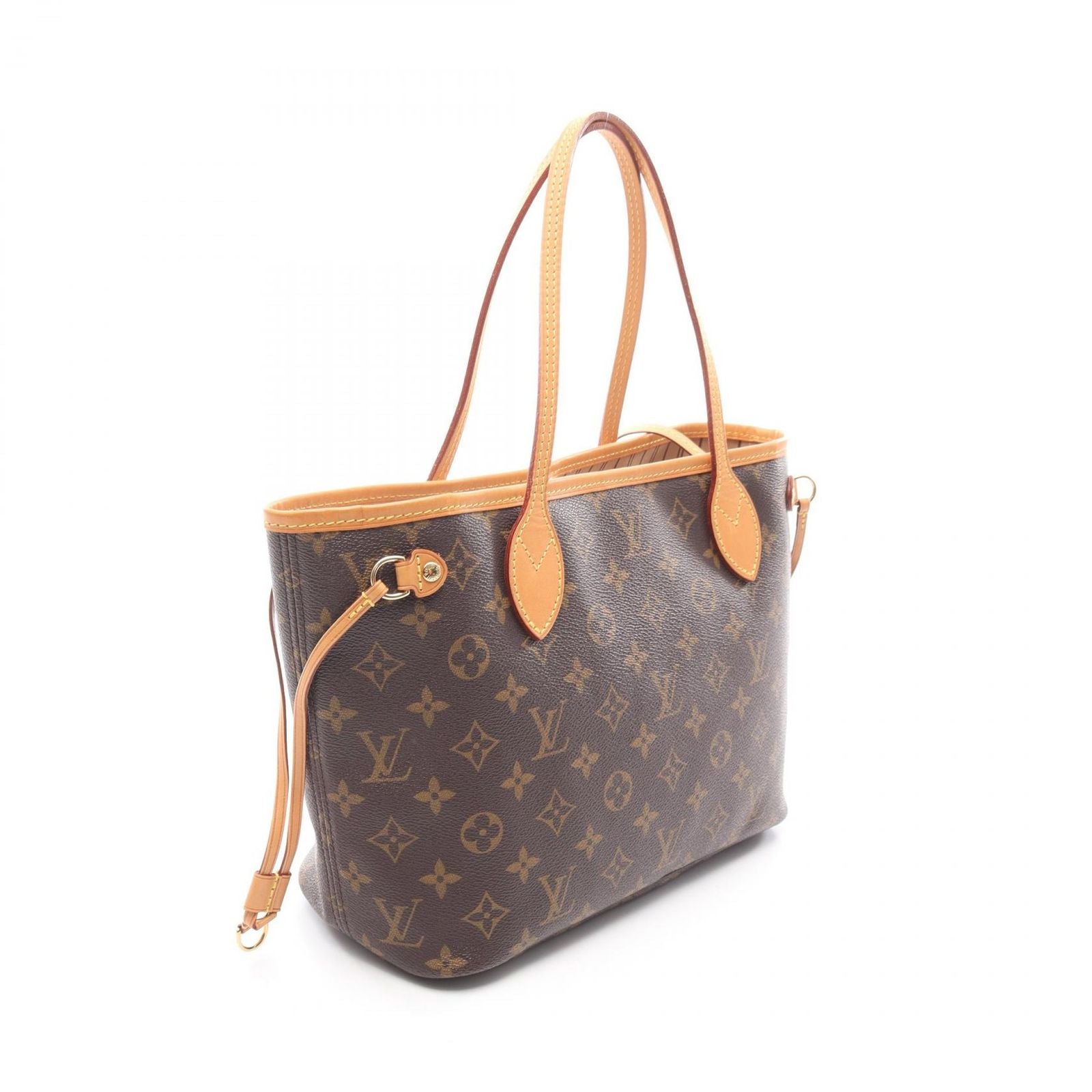 Louis Vuitton Tote Bag Neverfull PM Monogram M41000 PVC Coated Canvas Leather