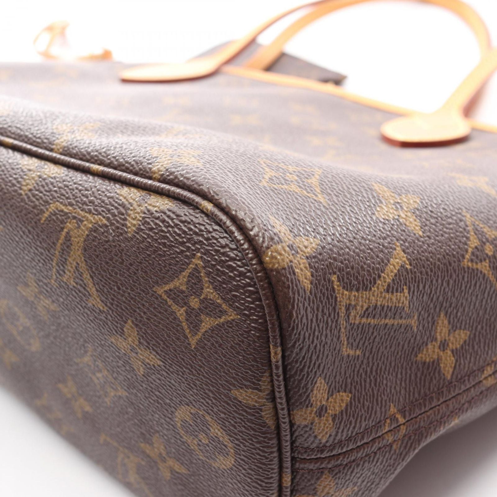 Louis Vuitton Tote Bag Neverfull PM Monogram M41000 PVC Coated Canvas Leather
