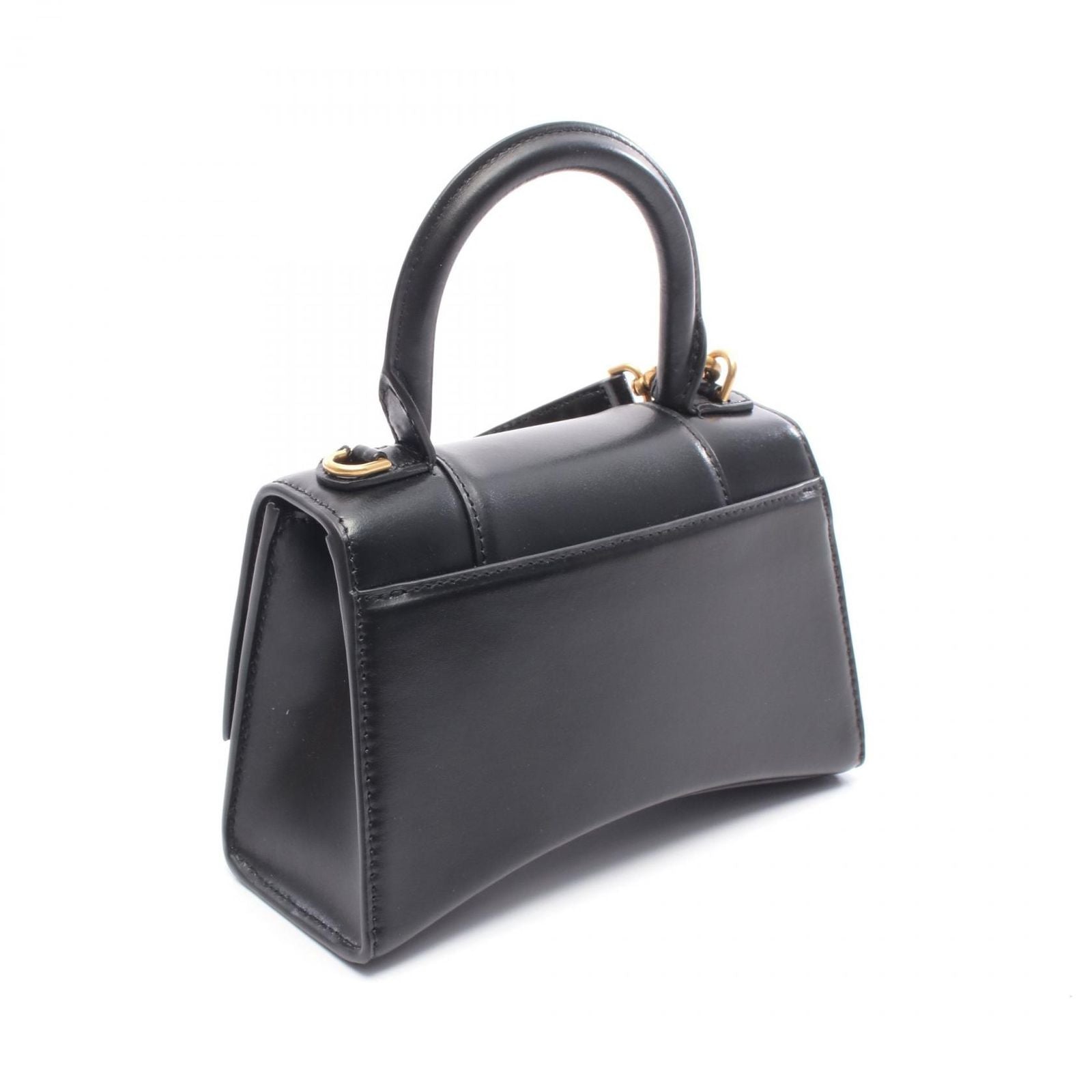 Balenciaga Handbag Hourglass XS 5928331qj4m1000 Black Leather
