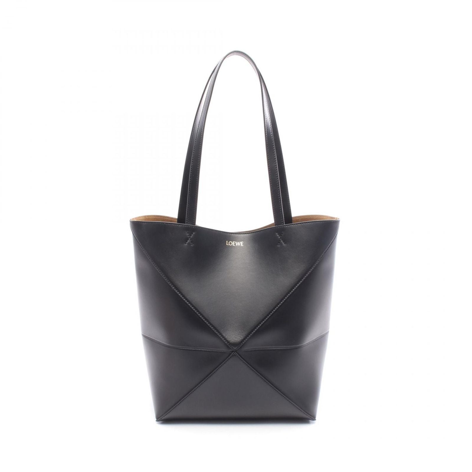 Loewe Tote Bag Puzzle Tote Medium A657g50x011100 Black Leather Tote Bag Ladies