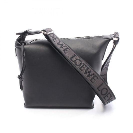 Loewe Shoulder Bag Cubi Small B906q63x041100 Black Leather Shoulder Bag Unisex