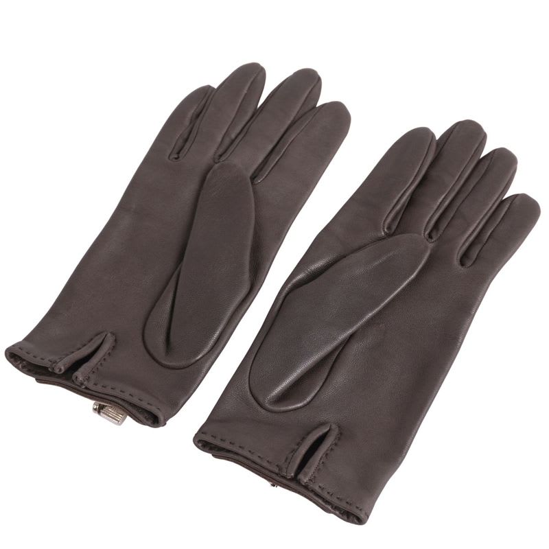 Hermes Gloves SOYA Kelly Hardware Lamb