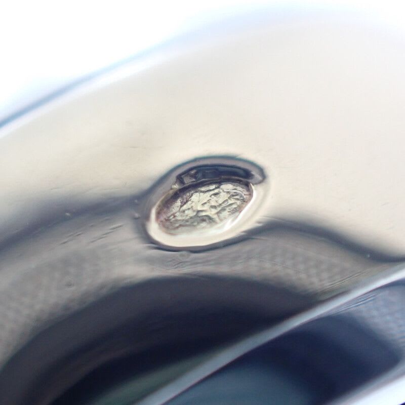 Hermes H Logo No 15 Ring Silver 925 18K Yellow Gold Womens Mens