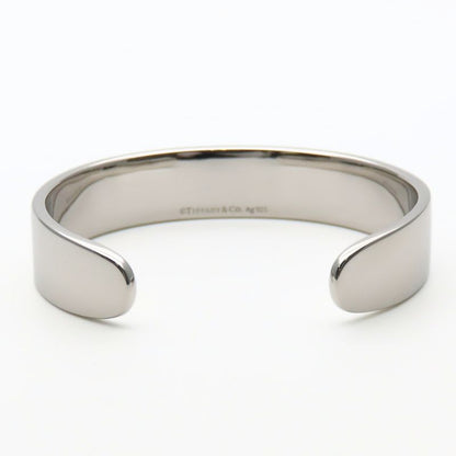 Tiffany & Co Bracelet Narrow Cuff Return to Silver 925 Diamond Approx 31.7
