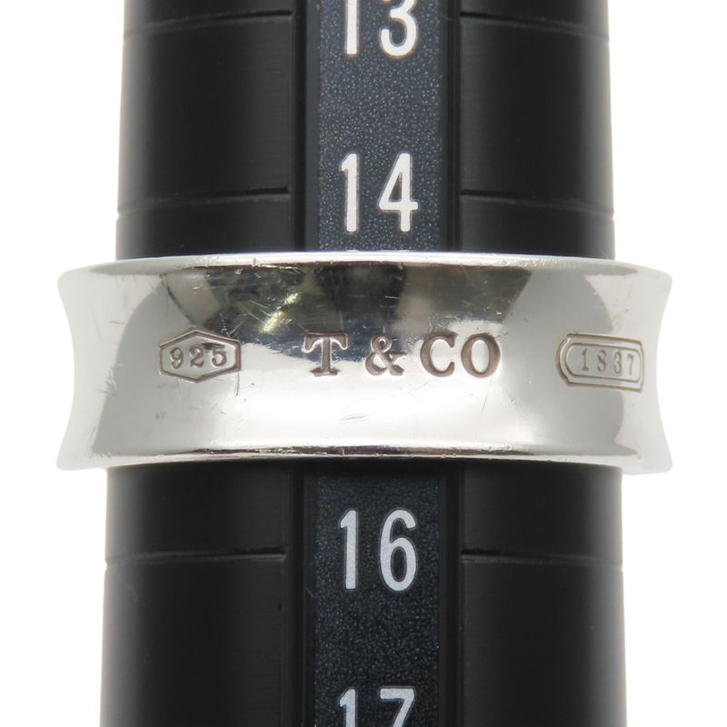 Tiffany & Co Ring ・ring 1837 Silver 925 Approx 5.7g Silver Accessory Medium 7mm