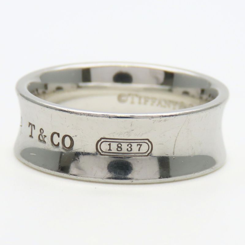 Tiffany & Co Ring ・ring 1837 Silver 925 Approx 5.7g Silver Accessory Medium 7mm