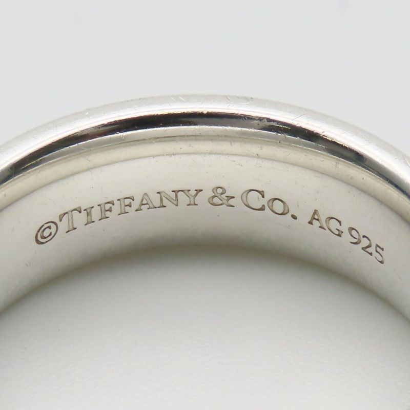 Tiffany & Co Ring ・ring 1837 Silver 925 Approx 5.7g Silver Accessory Medium 7mm