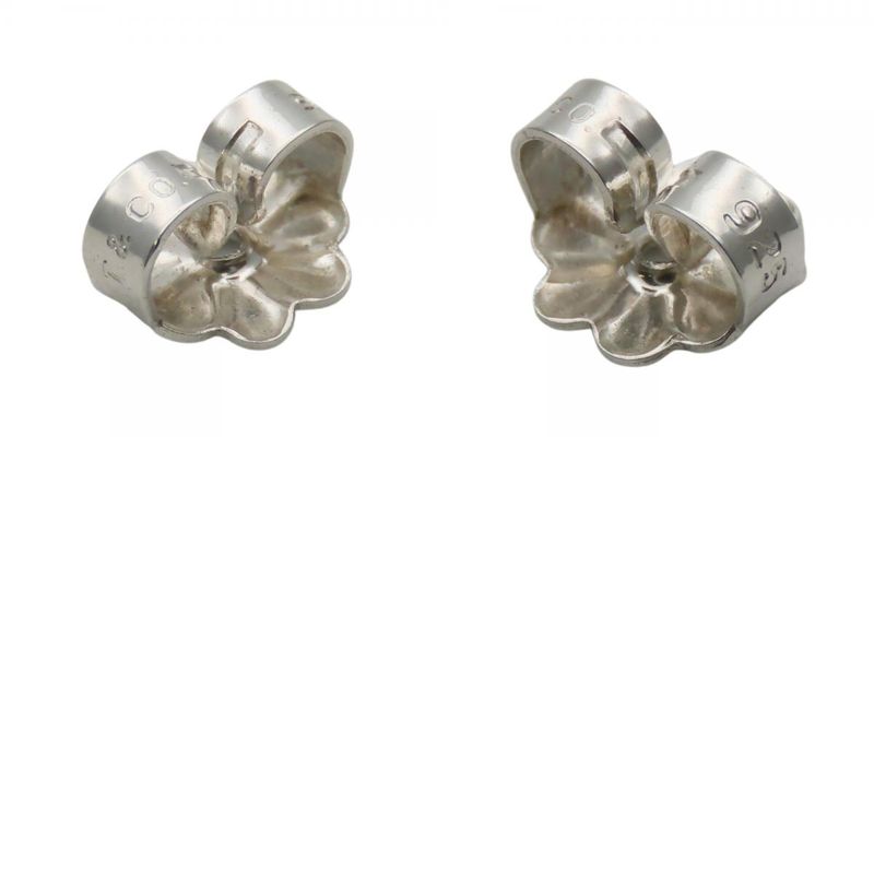 Tiffany & Co Earrings Twist Ribbon 925 Silver Approx 4.1g Silver Gold Accessorie