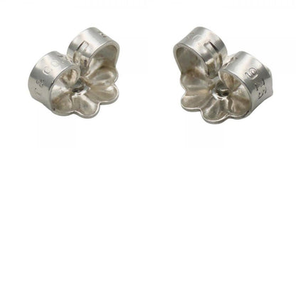 Tiffany & Co Earrings Twist Ribbon 925 Silver Approx 4.1g Silver Gold Accessorie