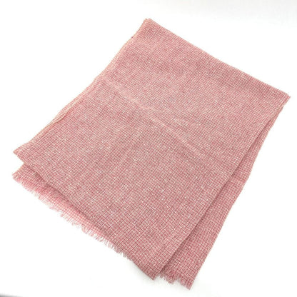 Chanel Stole Cocomark Wool Pink