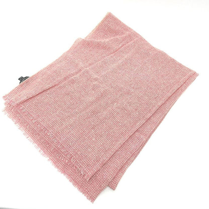 Chanel Stole Cocomark Wool Pink