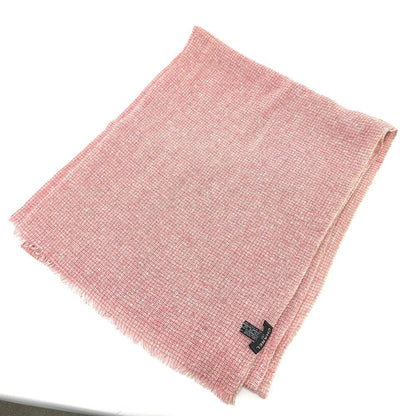 Chanel Stole Cocomark Wool Pink