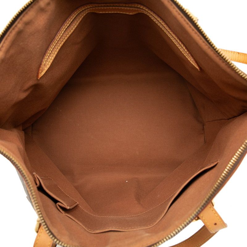 Louis Vuitton Monogram Palermo GM Tote Bag Shoulder Bag 2way M40146 Brown PVC
