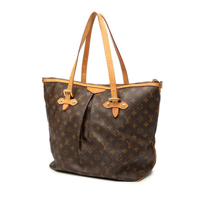 Louis Vuitton Monogram Palermo GM Tote Bag Shoulder Bag 2way M40146 Brown PVC