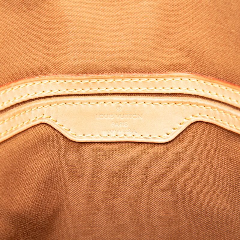 Louis Vuitton Monogram Palermo GM Tote Bag Shoulder Bag 2way M40146 Brown PVC