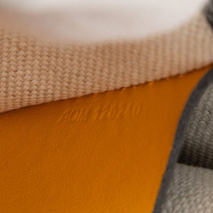 Goyard Plumet Pouch Wallet Crossbody Shoulder Bag Gray White PVC Leather