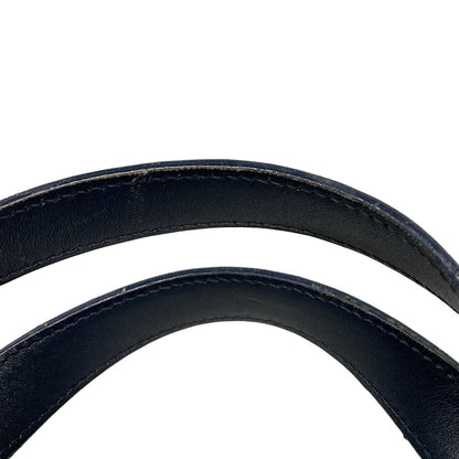 Dior/christiandior Tote Bag Trotter Navy X Ivory X Black Leather