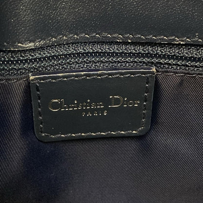 Dior/christiandior Tote Bag Trotter Navy X Ivory X Black Leather