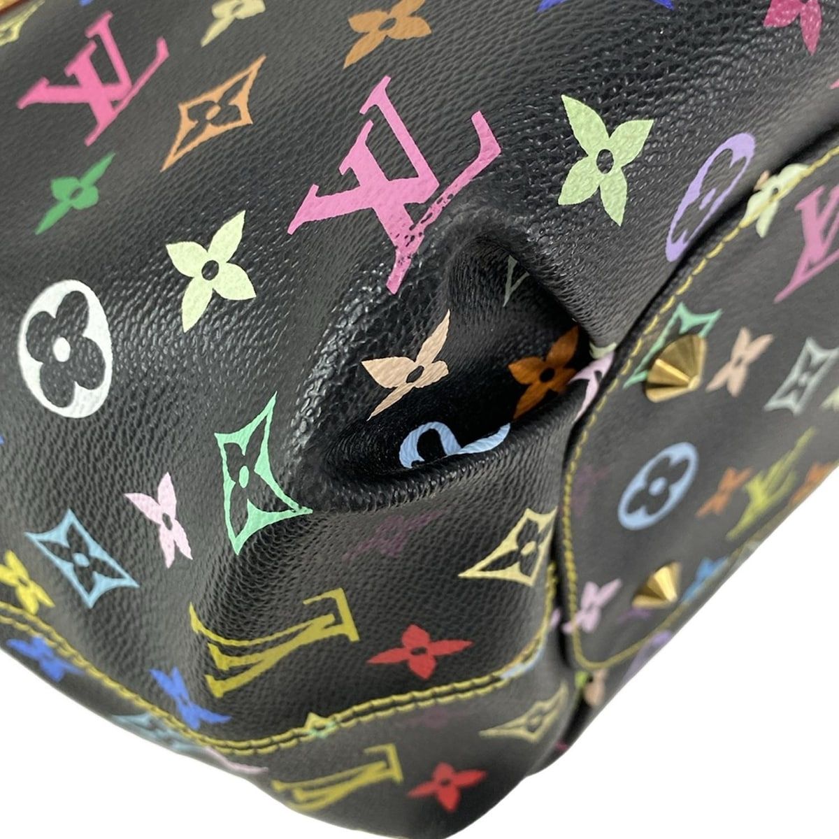 Louis Vuitton Shoulder Bag Monogram Multicolor Annie GM M40304 Noir