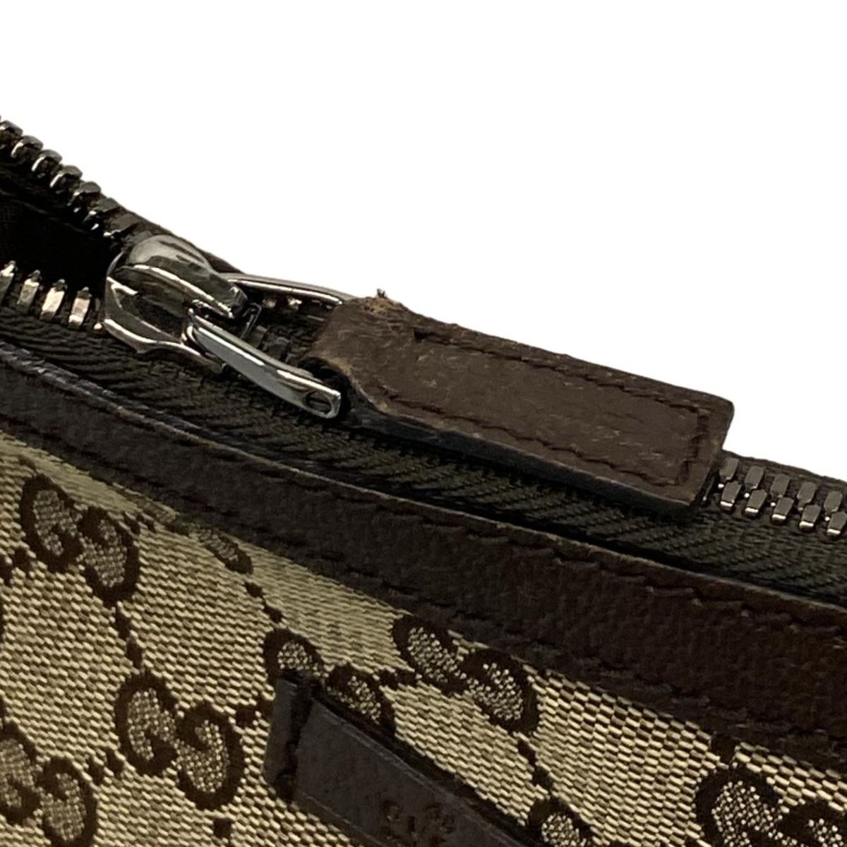 Gucci Shoulder Bag GG Pattern Sherry (web) 122790 Beige X Dark Brown X Multi