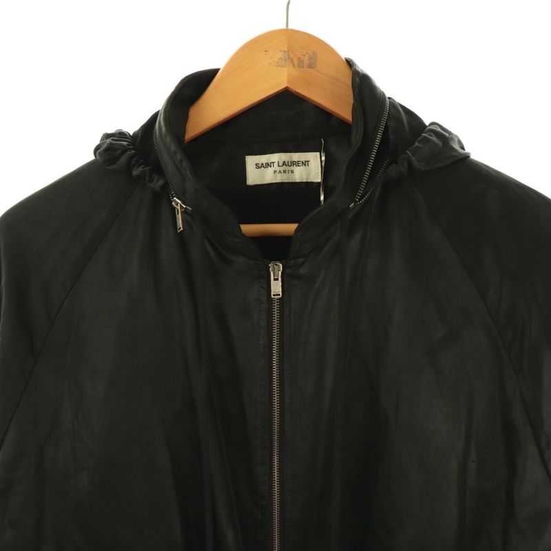 Saint Laurent Paris Vaccarello Period 2way Hood Jacket Blouson Outerwear Zip Up