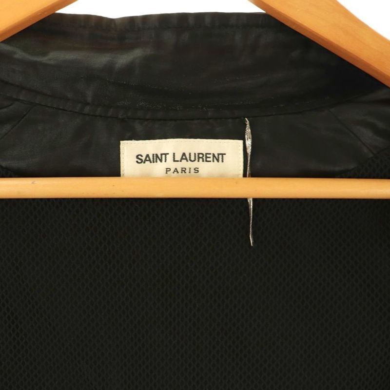 Saint Laurent Paris Vaccarello Period 2way Hood Jacket Blouson Outerwear Zip Up