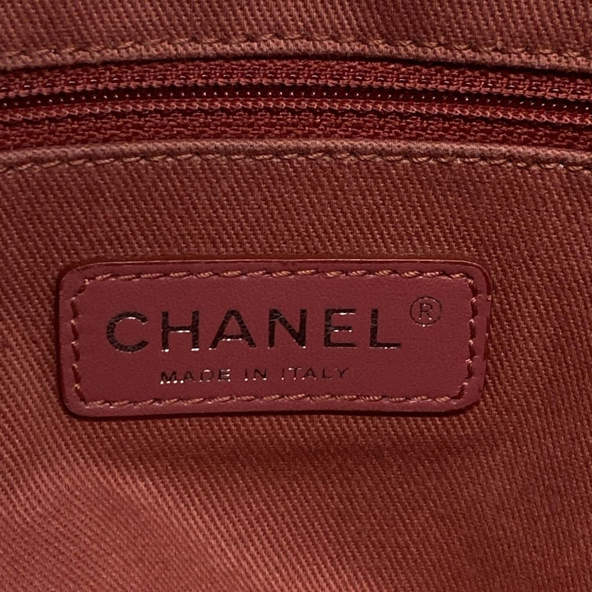 Chanel Tote Bag Deauville Line MM Pink X White Silver Hardware / Chain Shoulder